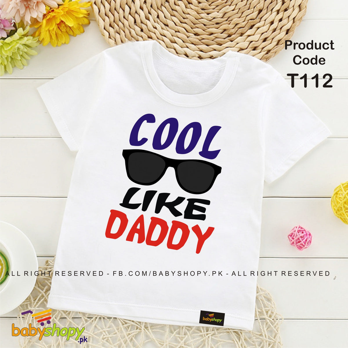 cool like daddy baby t shirt