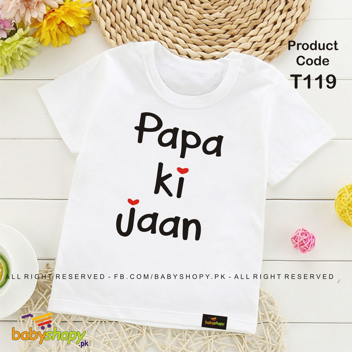 papa ki jaan baby t shirt