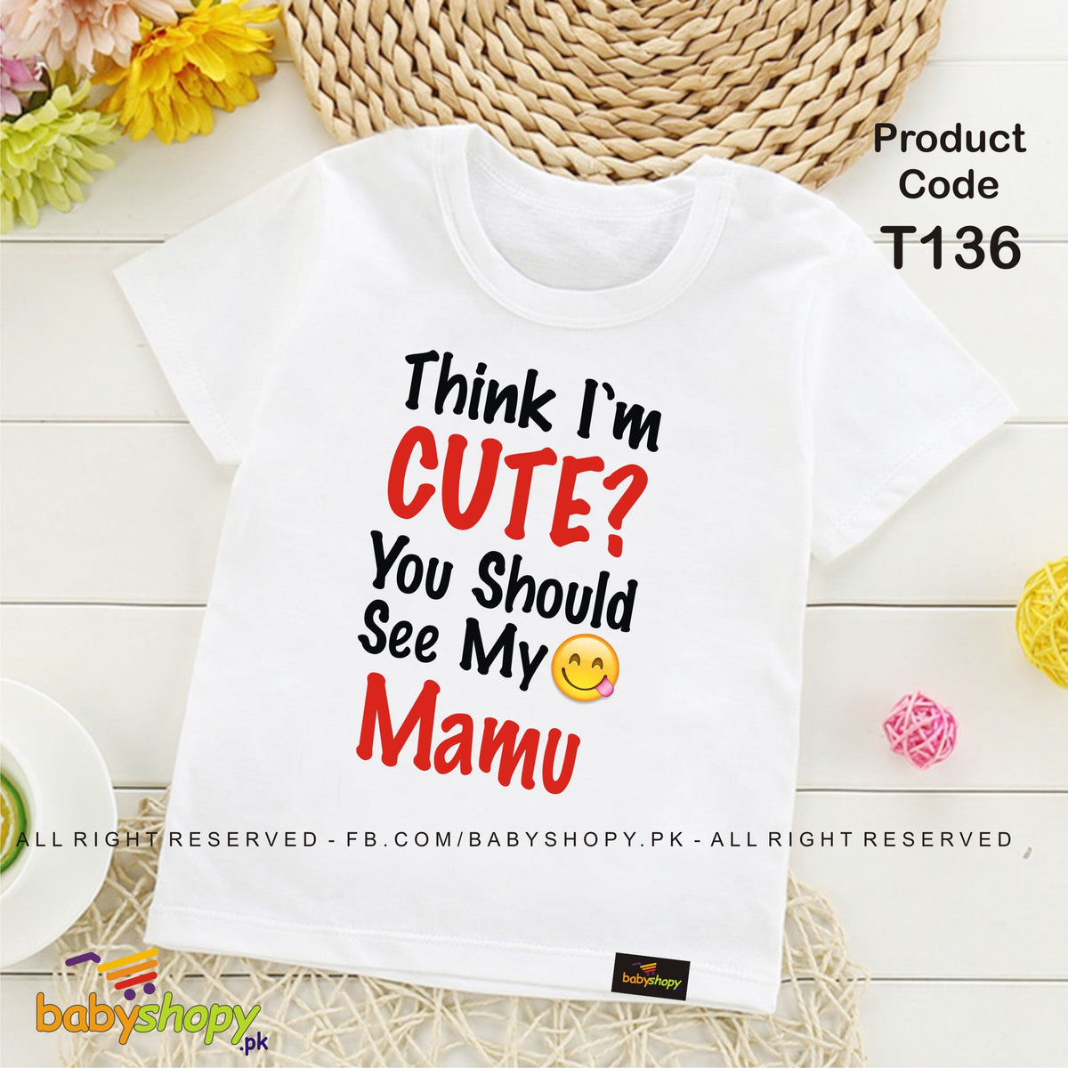 think i am cute you should see my mamu baby t shirt