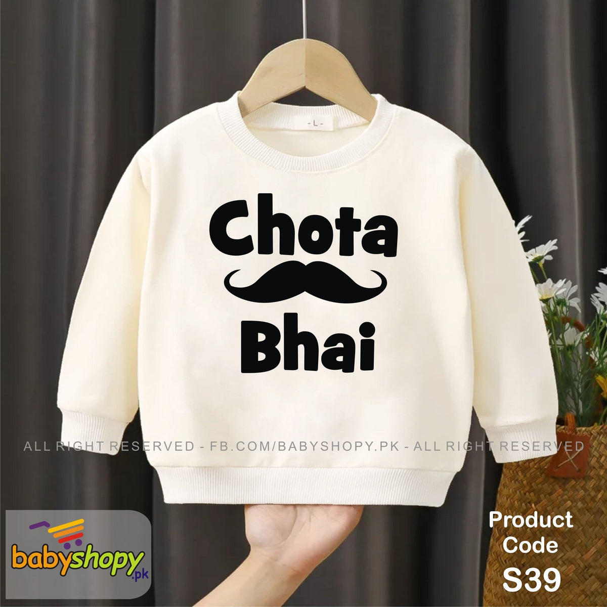 Chota Bhai  baby sweat shirt