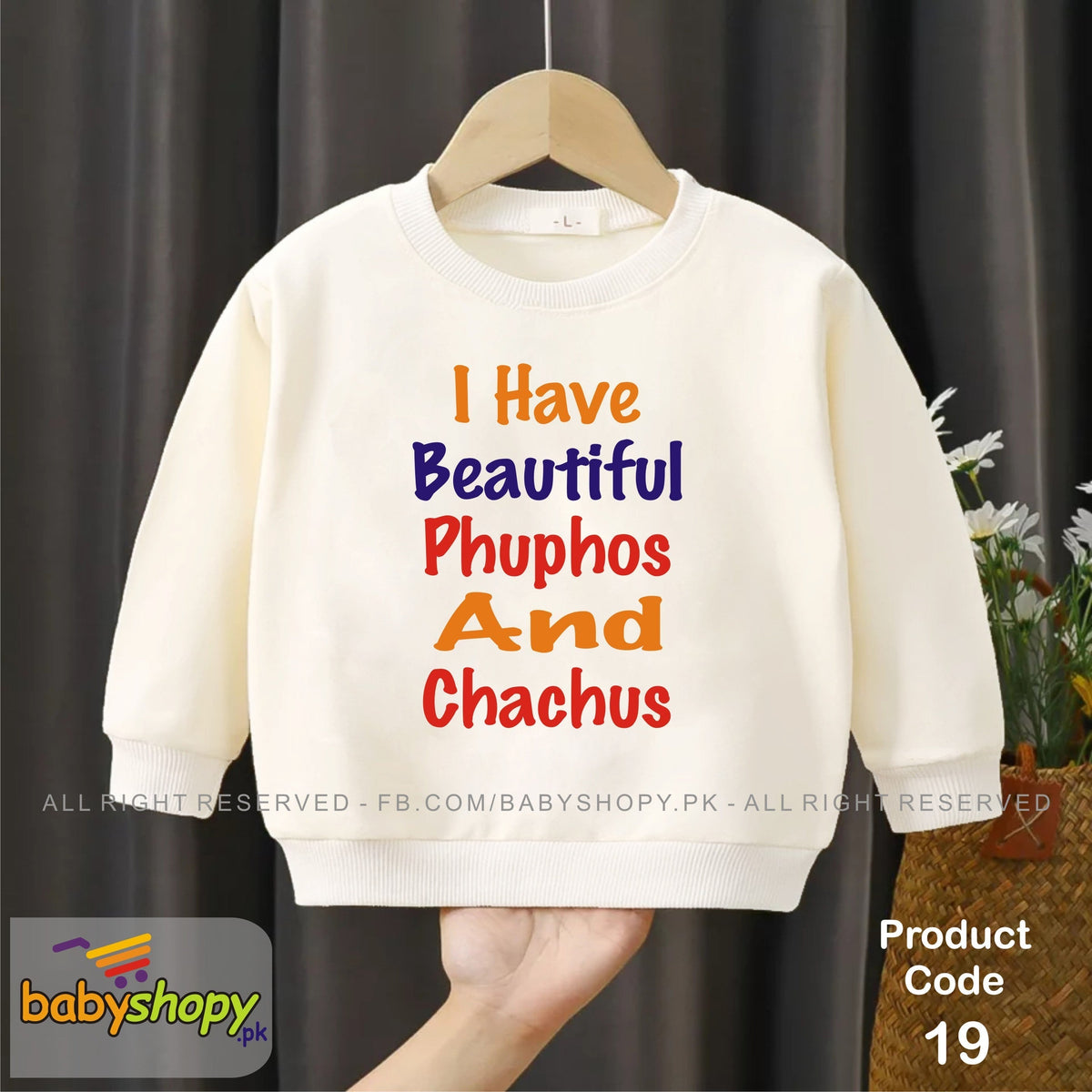 I have beautiful puphos and chachus  baby sweat shirt