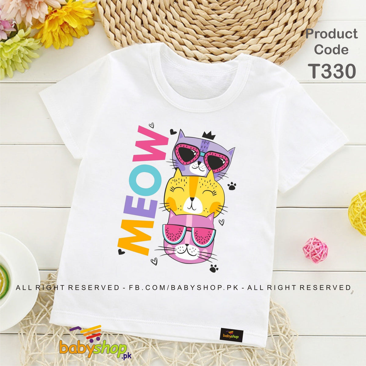 MEOW baby tshirt
