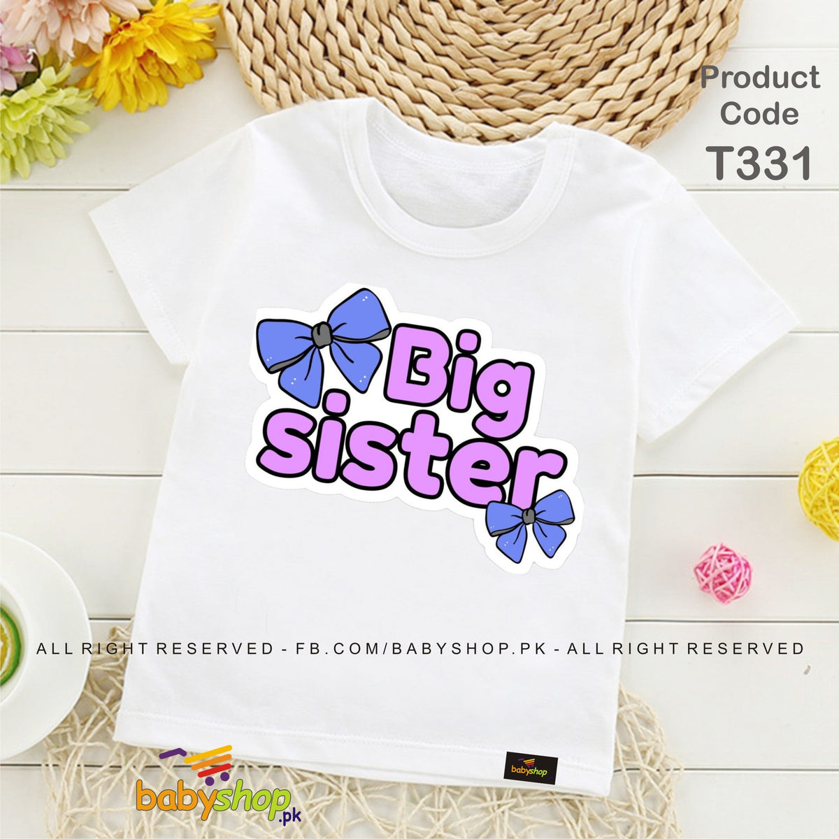 big sister baby tshirt