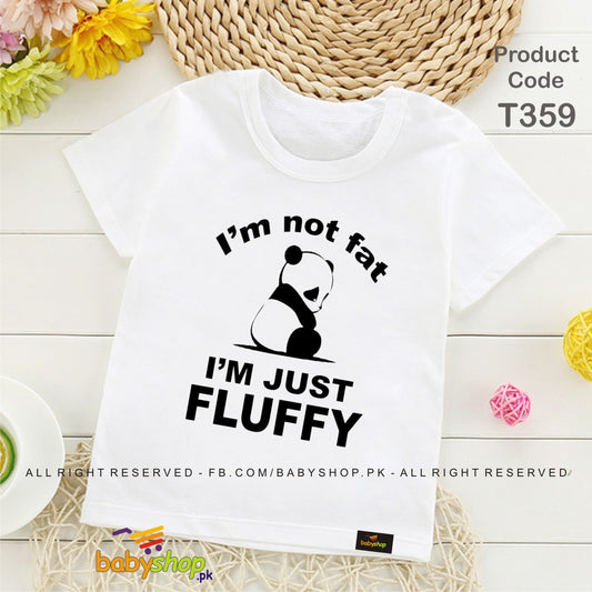im not fat im just fluffy baby tshirt