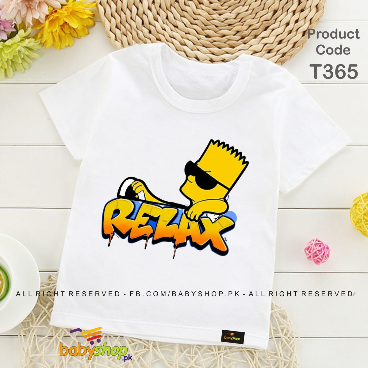 relax baby tshirt