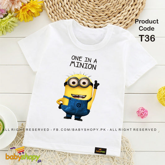 ONE IN A MINION baby t shirt