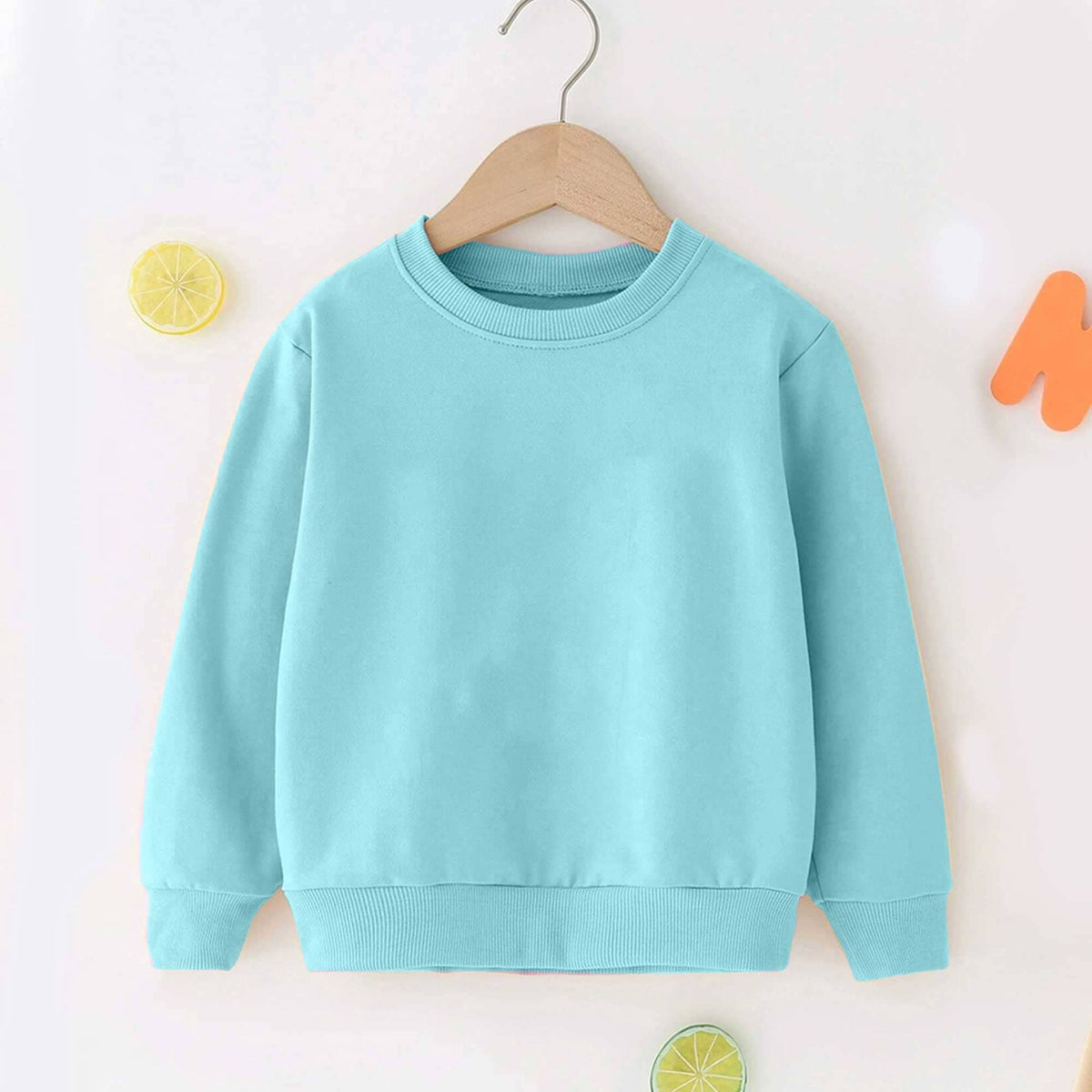 Soft, Stylish & Affordable: Kids' Plain Sweatshirt