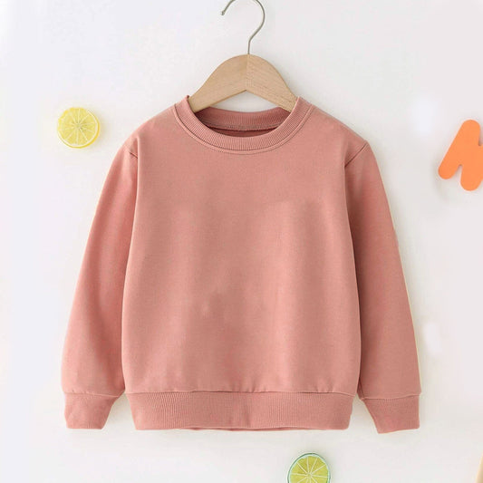 Soft, Stylish & Affordable: Kids' Plain Sweatshirt