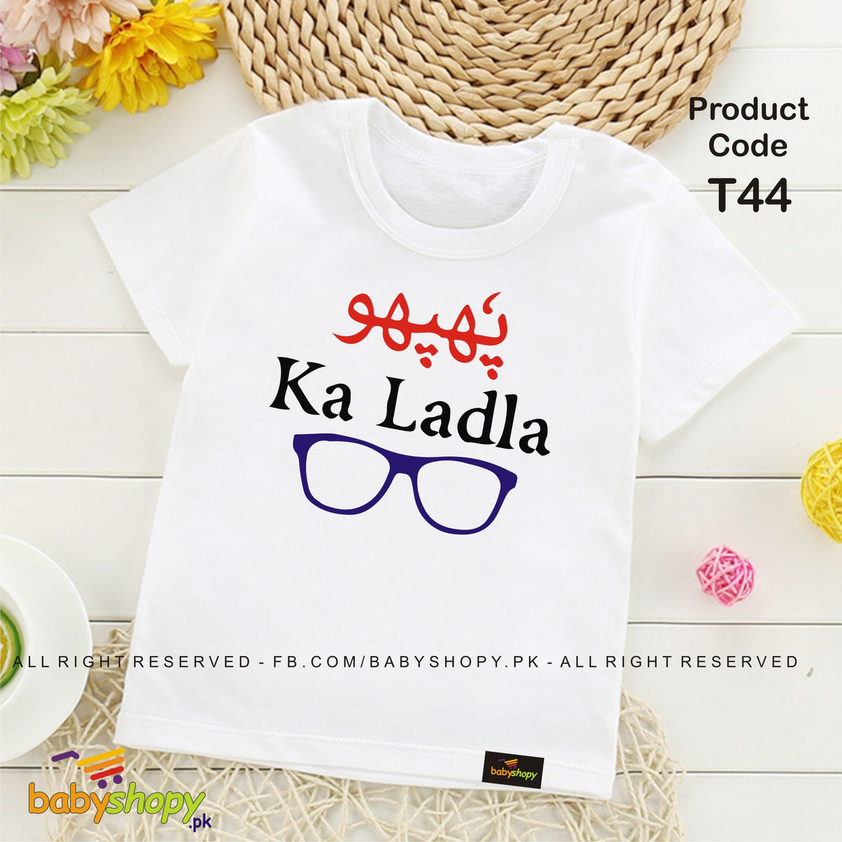 PUPPHO KA LADLA  baby t shirt