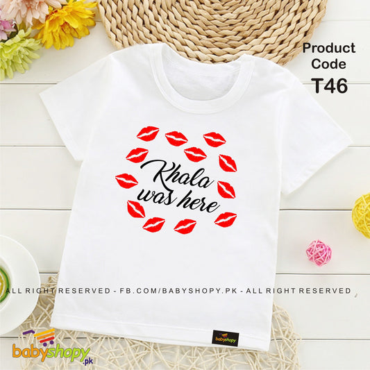 KHALA WAS HERE  baby t shirt