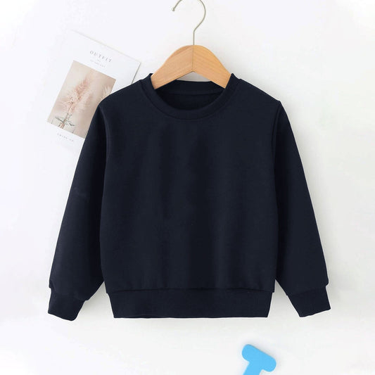 Soft, Stylish & Affordable: Kids' Plain Sweatshirt