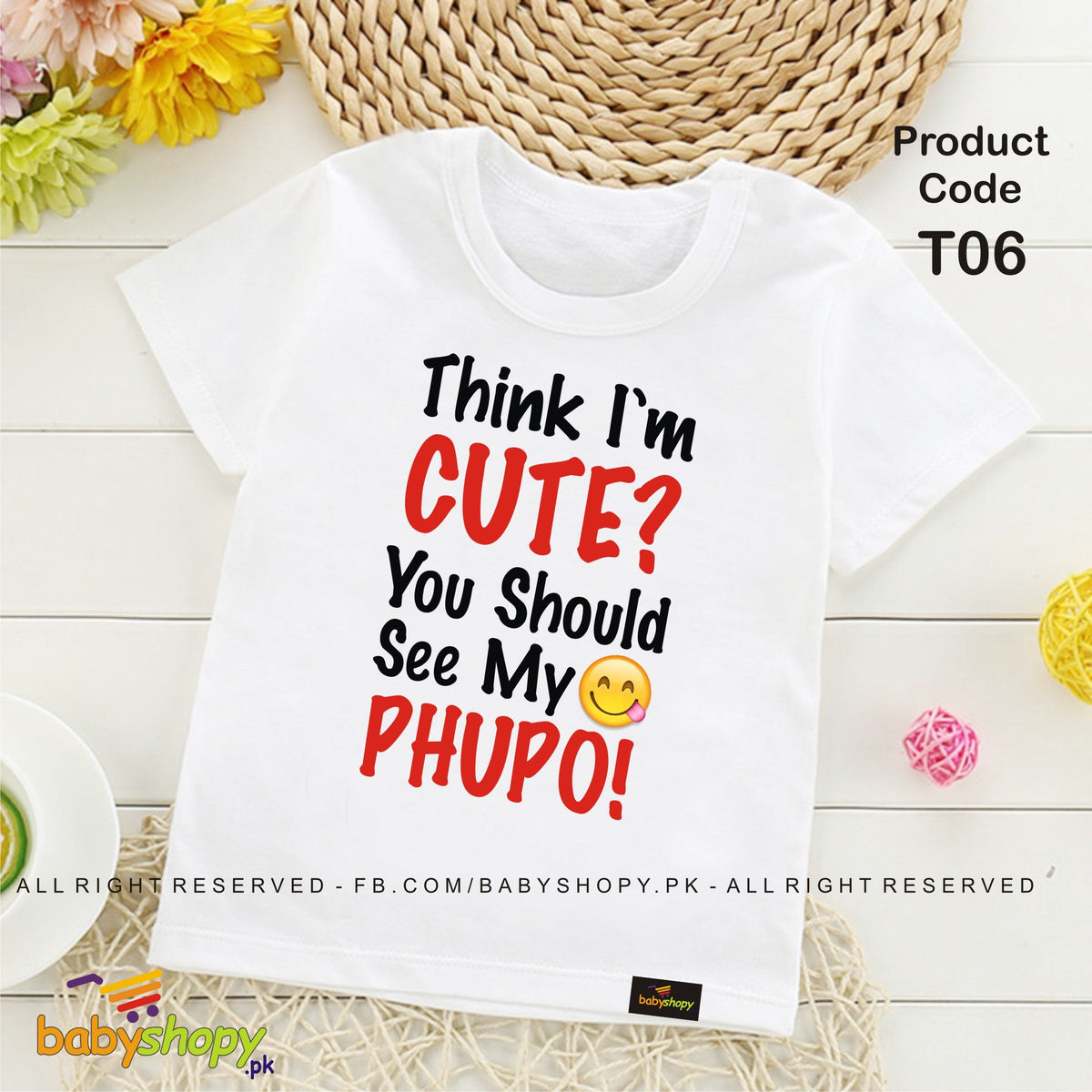 think i m cute you should see my phupho baby t shirt