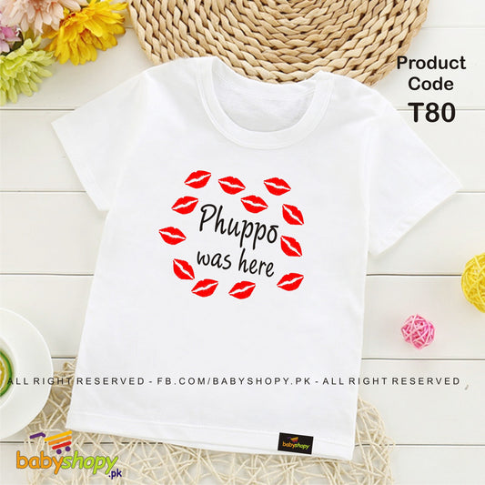 Phuppo was here baby t shirt