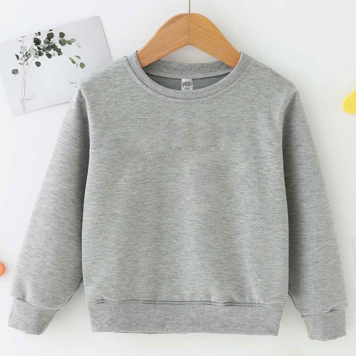 Soft, Stylish & Affordable: Kids' Plain Sweatshirt
