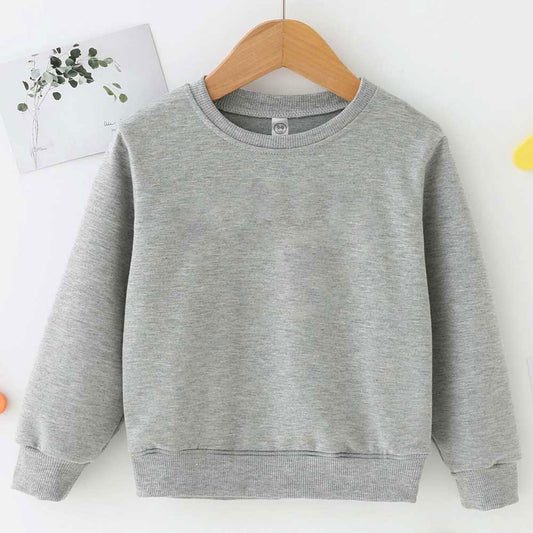 Soft, Stylish & Affordable: Kids' Plain Sweatshirt