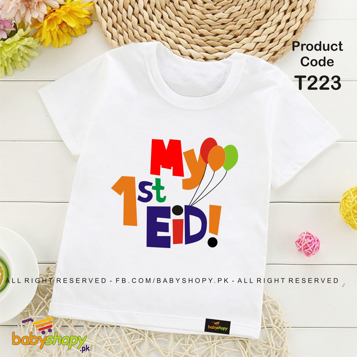 my 1st eid baby t shirt
